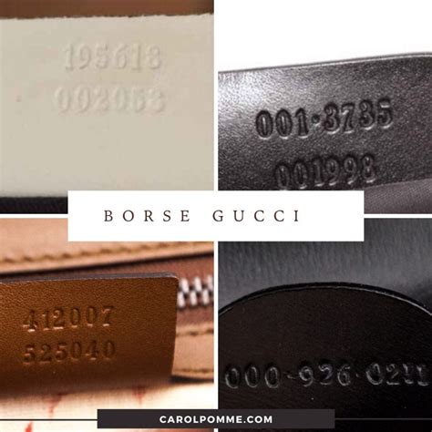 codice identificativo borsa gucci|Come riconoscere subito una borsa Gucci originale .